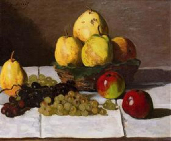 Still Life With Pears And Grapes 