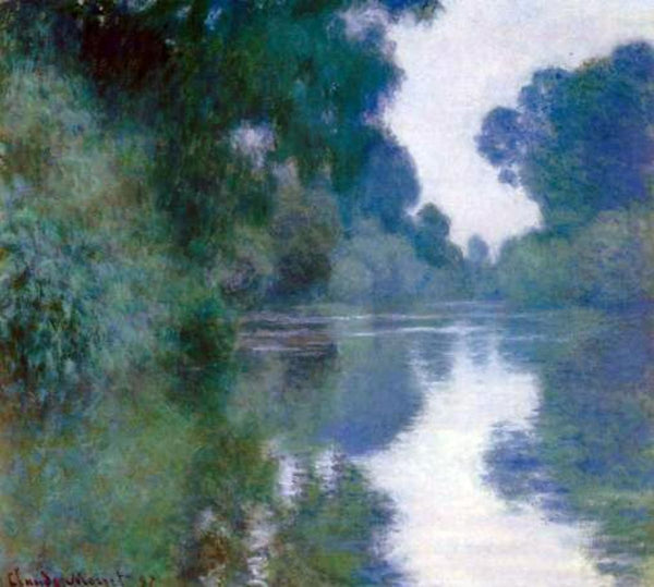 Arm Of The Seine Near Giverny At Sunrise 
