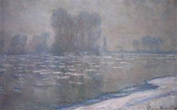 Ice Floes Misty Morning 