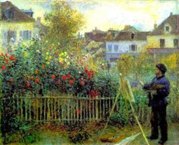 Renoir Painting In His Garden (1873) 