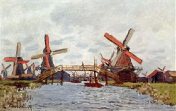 Windmills Near Zaandam 