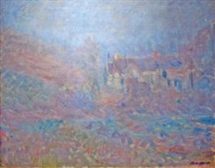 Houses At Falaise In The Fog 