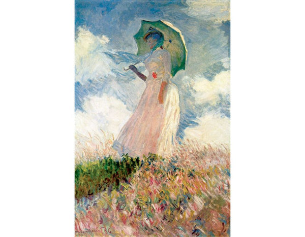 Woman With A Parasol Aka Study Of A Figure Outdoors (Facing Left) 