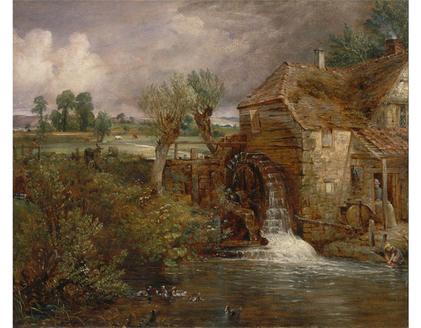 Mill at Gillingham, Dorset, 1825-26 Painting by John Constable