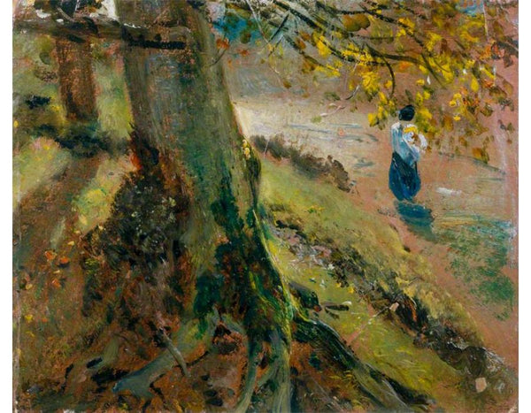 Tree Trunks Painting by John Constable
