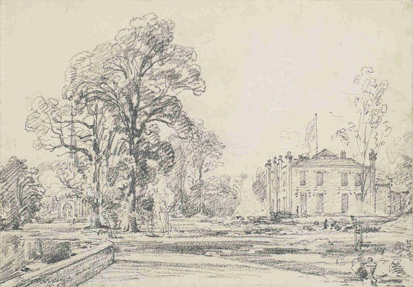 Coleorton Hall, Leicestershire, home of Sir George Beaumont Painting by John Constable