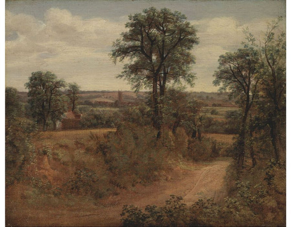 A Lane near Dedham, c.1802 Painting by John Constable