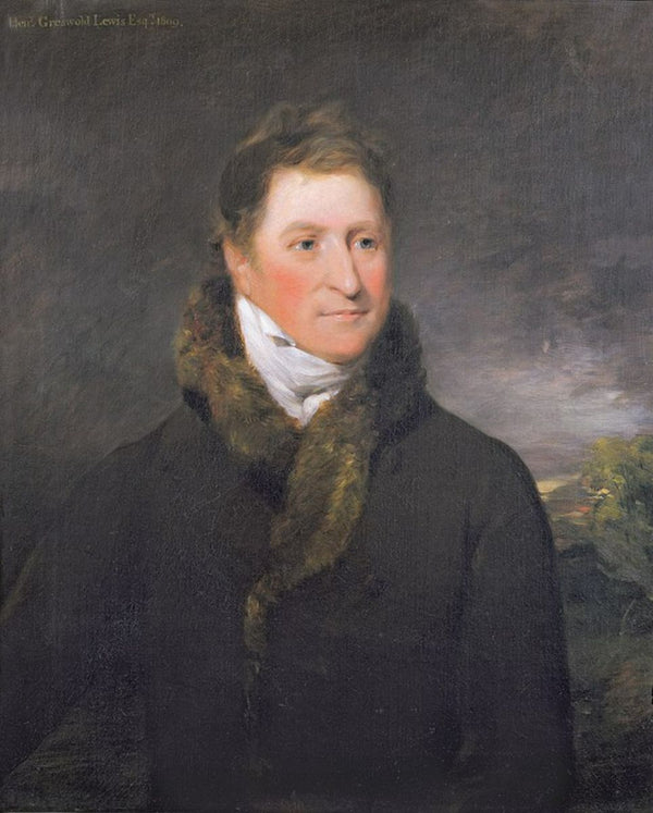 Portrait of Greswold Lewis (d.1819) of Malvern Hall, Warwickshire Painting by John Constable