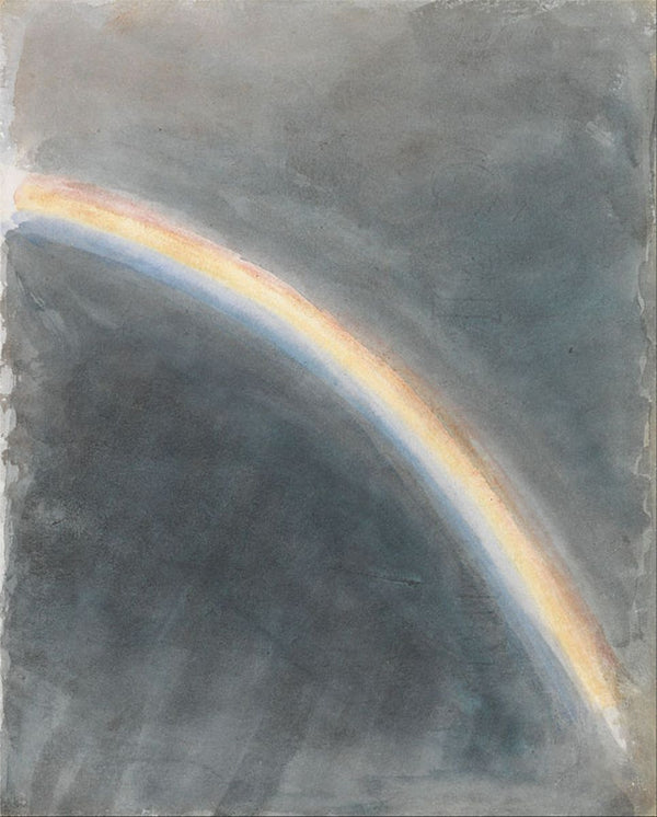 Sky Study with Rainbow, 1827 Painting by John Constable