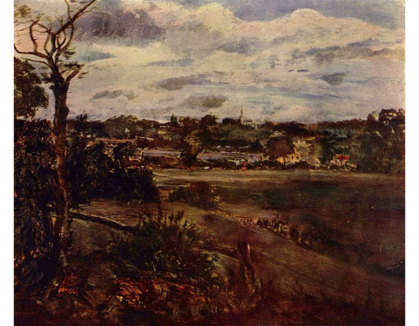 View of Highgate from Hampstead Heath, c.1834 Painting by John Constable