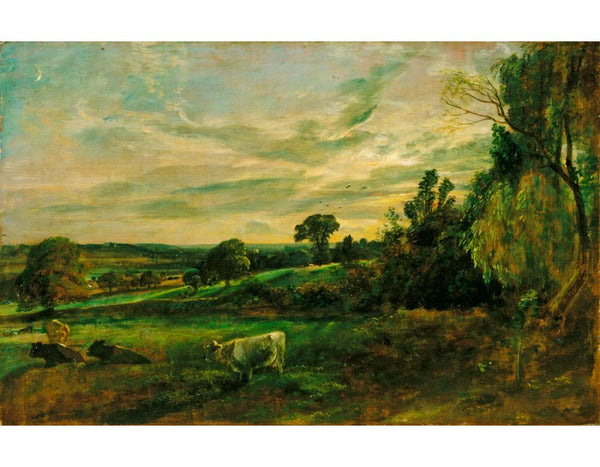 A Summer Evening Painting by John Constable