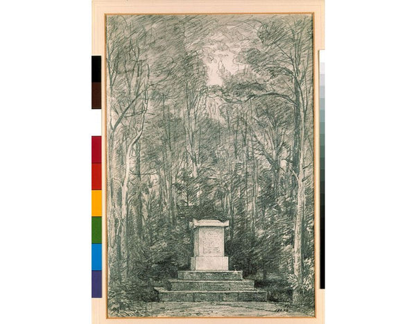 Cenotaph to Sir Joshua Reynolds at Coleorton Hall, Leicestershire, 1823 Painting by John Constable