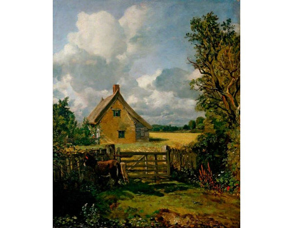 Cottage in a Cornfield, 1833 Painting by John Constable