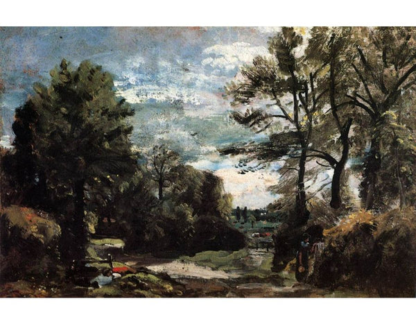 A Lane near Flatford 1810-11 Painting by John Constable