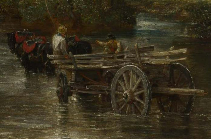 The Hay Wain (detail) Painting by John Constable