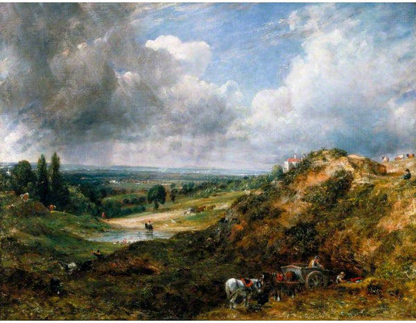 Hampstead Heath, Branch Hill Pond, 1828 Painting by John Constable