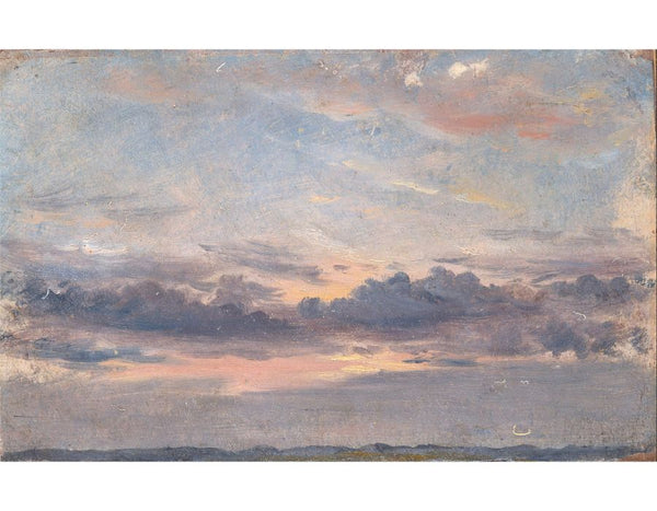 A Cloud Study, Sunset, c.1821 Painting by John Constable