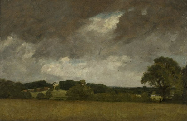 Malvern Hall from the South-West, 1809 Painting by John Constable