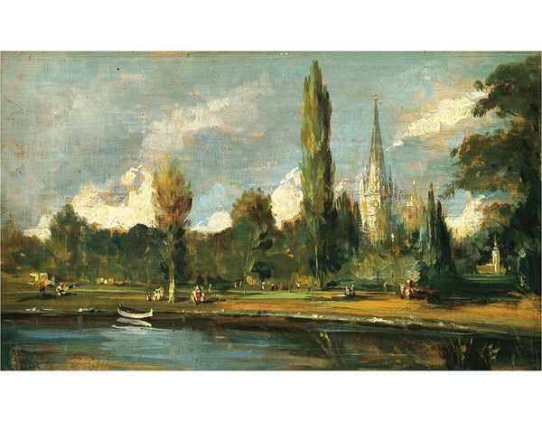 A View Of Salisbury Cathedral Painting by John Constable