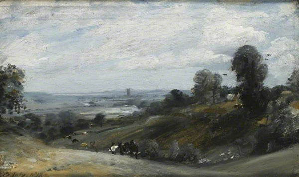 Dedham Vale from Langham Painting by John Constable