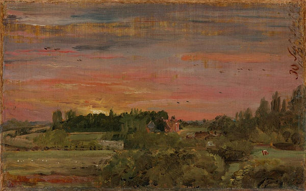 East Bergholt Rectory Painting by John Constable
