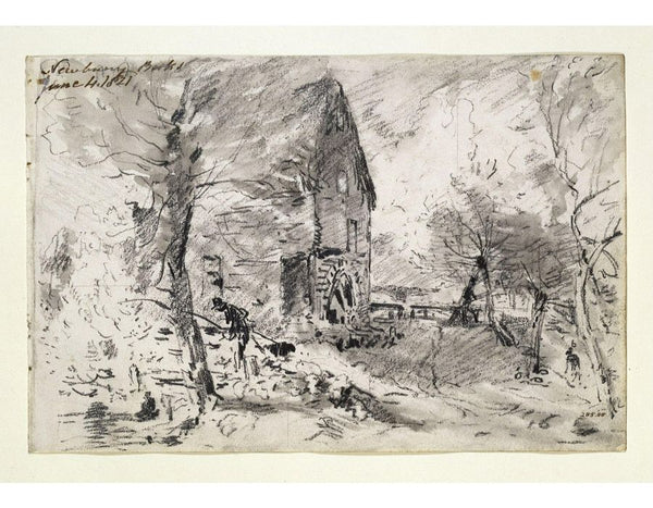 Watermill at Newbury Painting by John Constable