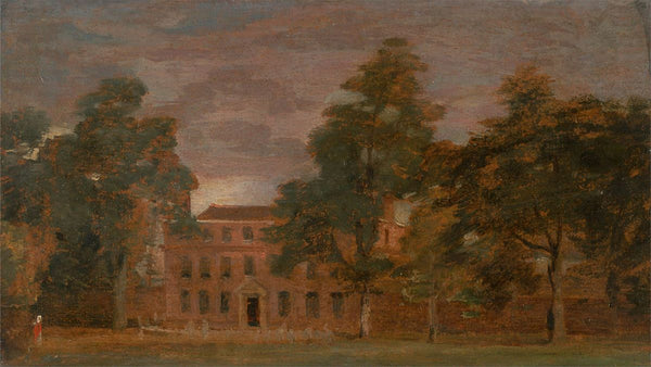 West Lodge, East Bergholt Painting by John Constable