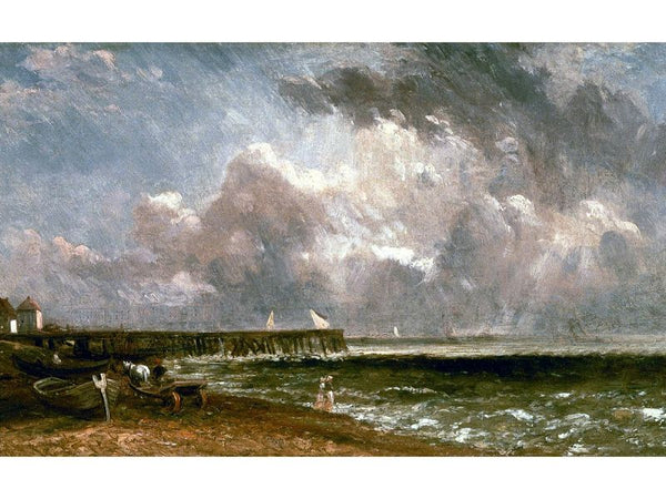 Yarmouth Pier, 1822 Painting by John Constable