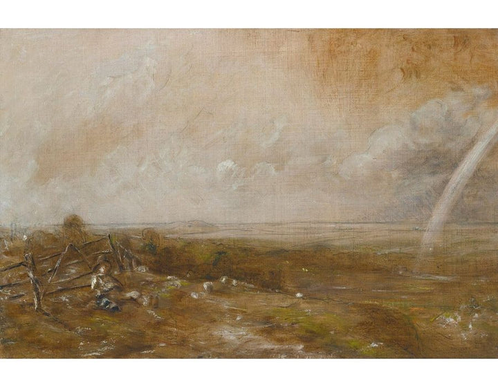 Child's Hill Looking Towards Harrow with Rainbow Painting by John Constable