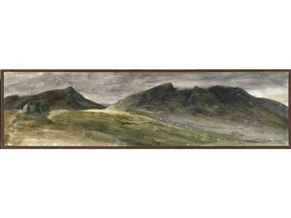 Saddleback and Part of Skiddaw, from Lonscale Fell, 21 September 1806 Painting by John Constable