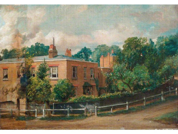 View of Lower Terrace, Hampstead Painting by John Constable