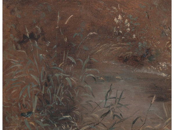 Rushes by a Pool, c.1821 Painting by John Constable