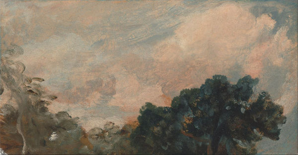 Cloud Study with Trees, 1821 Painting by John Constable