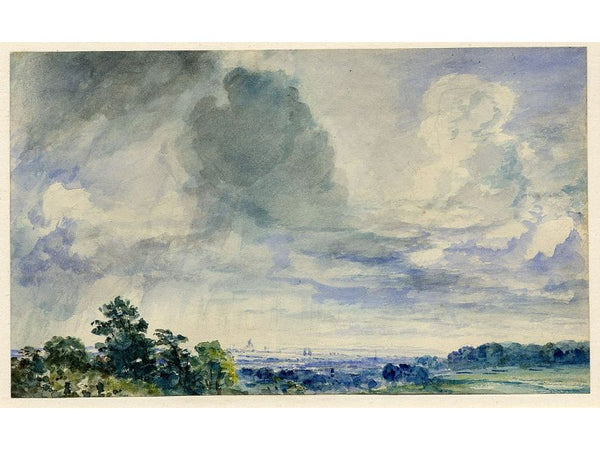 London from Hampstead Heath Painting by John Constable