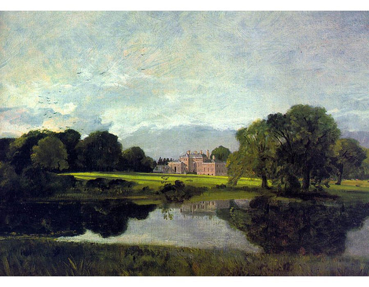 Malvern Hall in Warwickshire 1809 Painting by John Constable