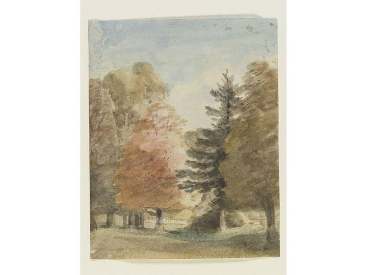 Study of Trees in a Park Painting by John Constable