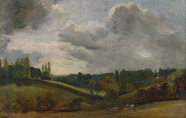 View of East Bergholt, c.1813 Painting by John Constable
