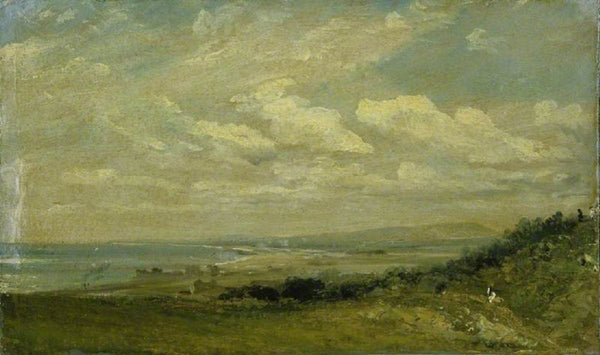 Shoreham Bay near Brighton, 1824 Painting Painting by John Constable