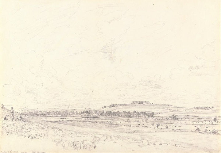 Old Sarum at Noon, 1829 Painting by John Constable