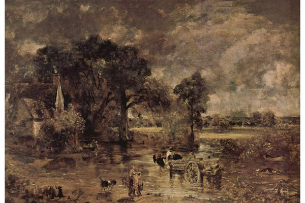 The Heuwagen, Study Painting by John Constable