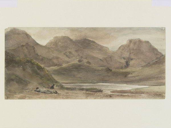 Sty Head Tarn, 12th October 1800 Painting by John Constable