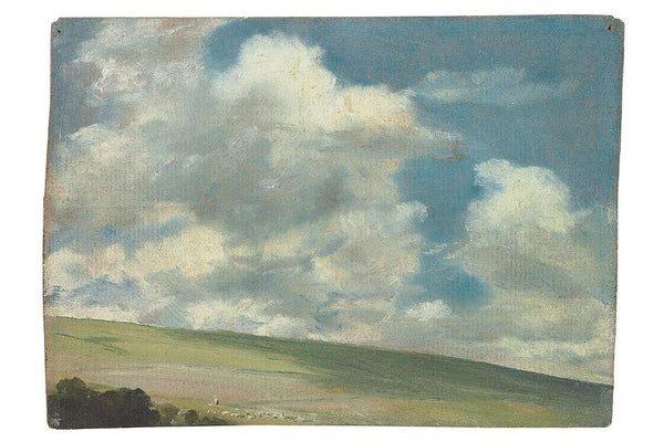 The Downs near Brighton Painting by John Constable