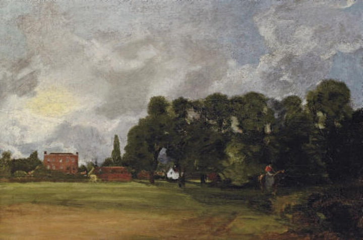 View of East Bergholt House Painting by John Constable