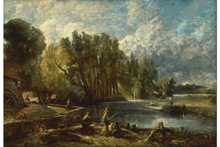Stratford Mill, Suffolk Painting by John Constable