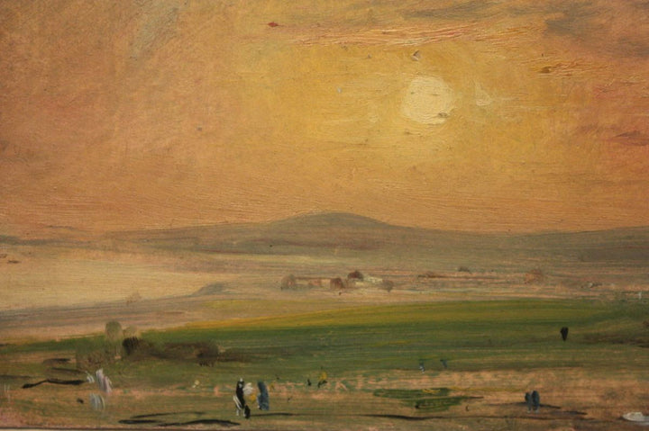 Shoreham Bay, Evening Sunset Painting by John Constable