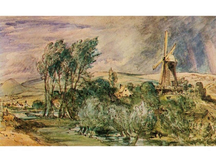 Foord Rd Mill, Folkestone Painting by John Constable
