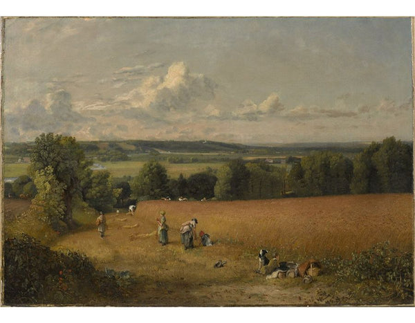Wheat Field Painting by John Constable