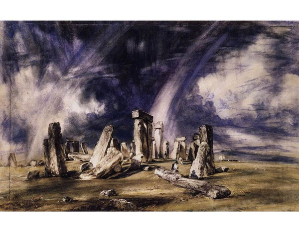 Stonehenge, 1835 Painting by John Constable