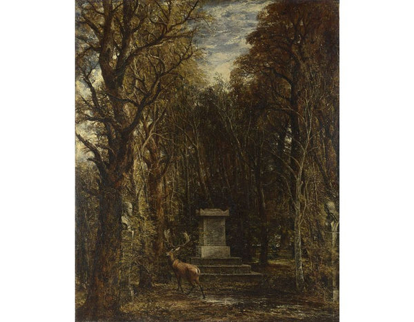 The Cenotaph to Reynold's Memory, Coleorton, c.1833 Painting by John Constable