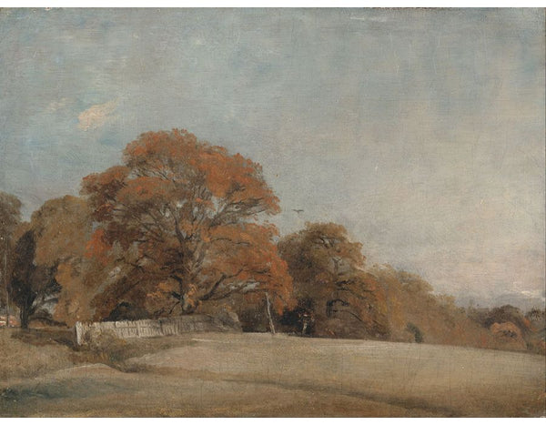 An Autumnal Landscape at East Bergholt, c.1805-08 Painting by John Constable